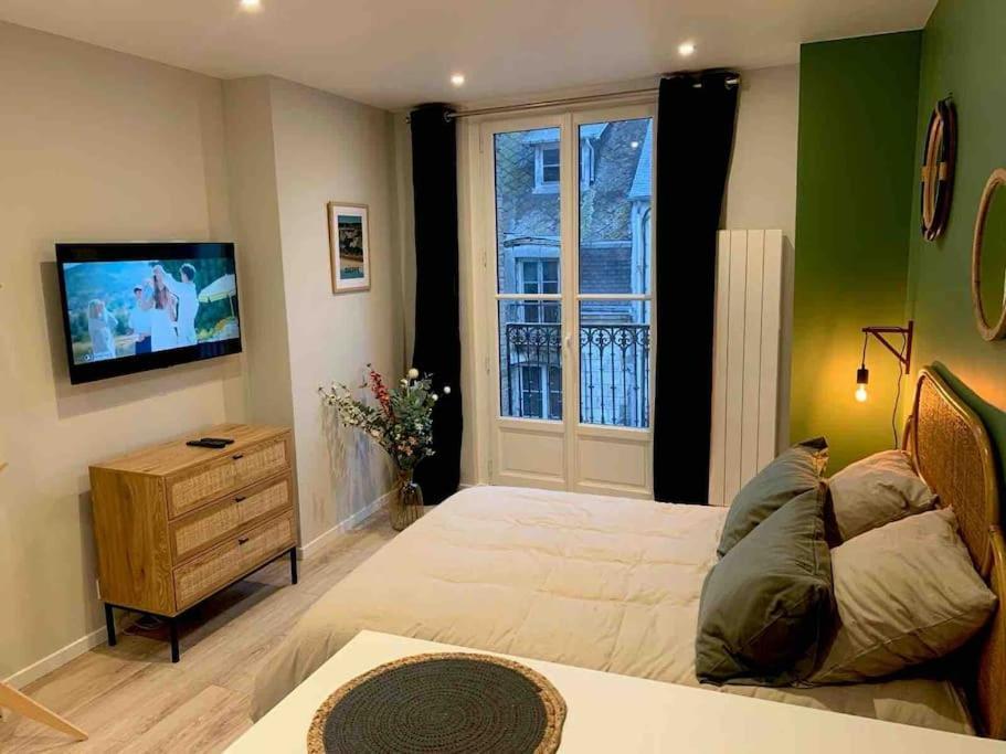 Chez Micheline Menage Et Linge Inclus Apartment Dieppe Bagian luar foto